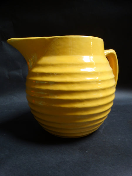 Bauer Ringware Large Yellow Pitcher 1933-37 B3016