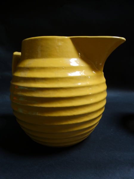 Bauer Ringware Large Yellow Pitcher 1933-37 B3016