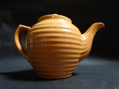 Bauer Ringware Rare Peach Teapot B3020