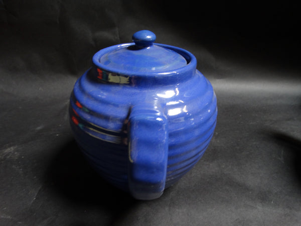 Bauer Ringware Large Cobalt Blue Teapot B30124