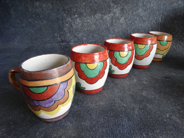 Bauer Matt Carlton set of 5 Decorative Mugs B3034