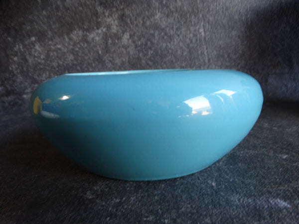 Bauer High-fire Low Bowl in Turquoise B3044