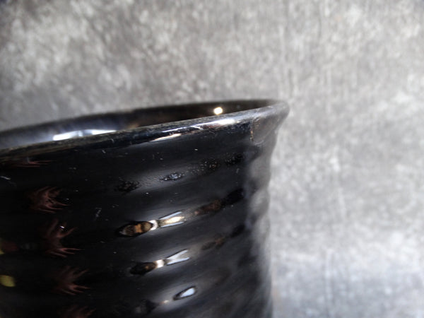 Bauer Ringware Vase in Black B3048