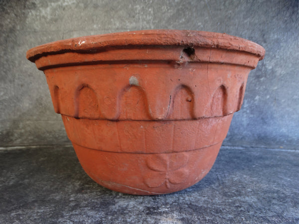 Bauer Redware Good Luck Pot B3088