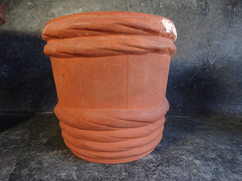 Bauer Redware Rope Pot B3093
