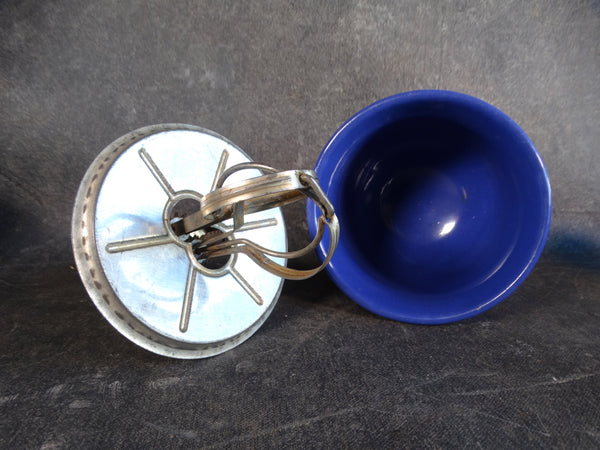 Monterey Bauer Ringware Cobalt Bowl with Beater Accessory B3111