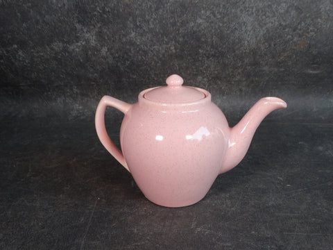 Bauer Speckle Ware Pink Tea Pot B3127