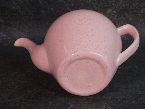 Bauer Speckle Ware Pink Tea Pot B3127