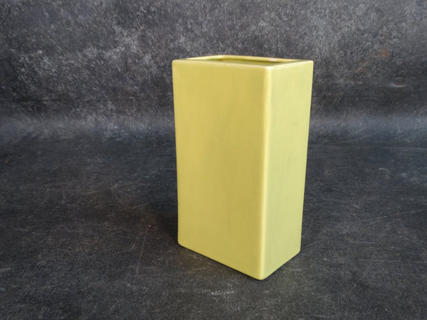 Bauer Pillow Vase in Chartreuse 1940s B3131