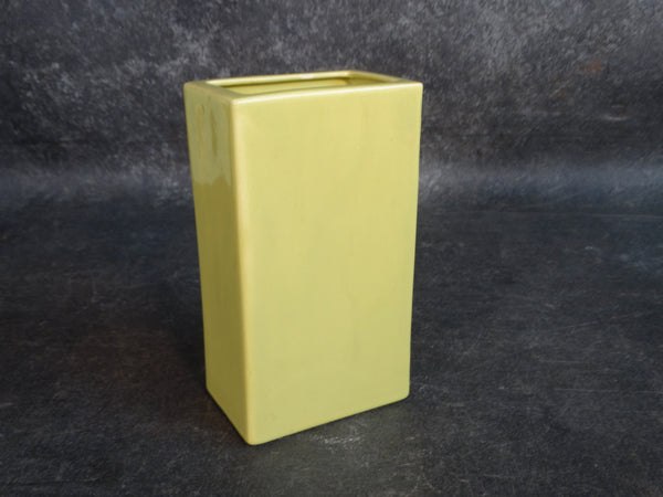 Bauer Pillow Vase in Chartreuse 1940s B3131