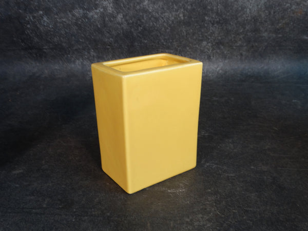 Bauer Pillow Vase in Light Yellow 1940s B3133
