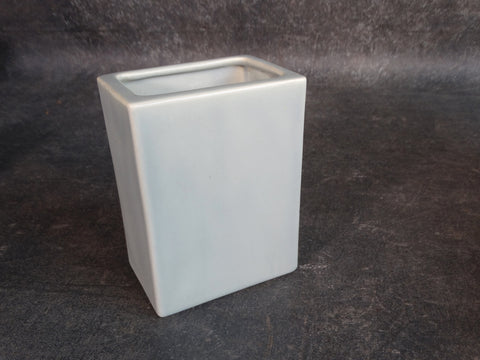 Bauer Pillow Vase in Pale Gray 1940s B3134