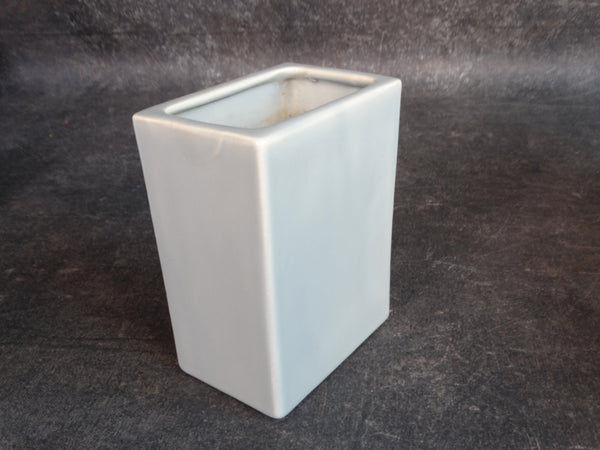 Bauer Pillow Vase in Pale Gray 1940s B3134