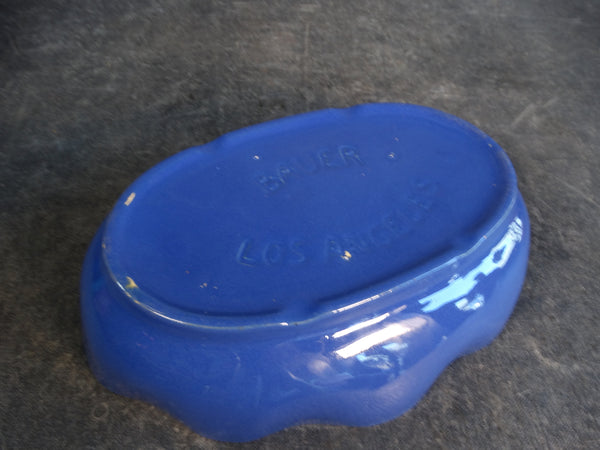 Bauer Wavy Low Bowl in Cobalt B3181