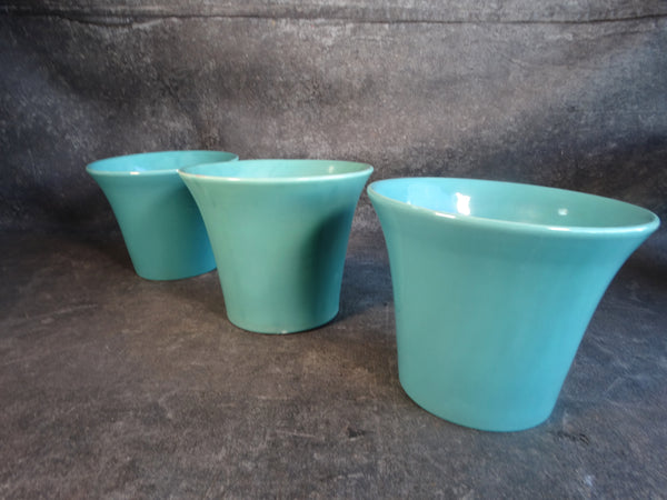 Bauer #7 Spanish Pots Set of 3 in Turquoise B3206