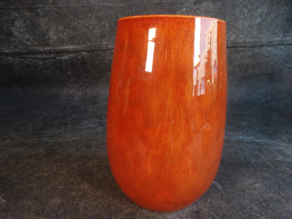 Bauer Cinnamon Orange Glaze Vase B3212