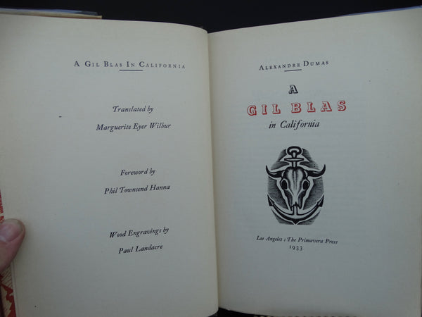 Book: “A Gil Blas in California” by Alexandre Dumas