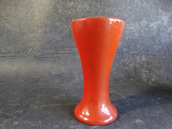 Catalina Island Pottery Fluted Vase in Toyon Red C351