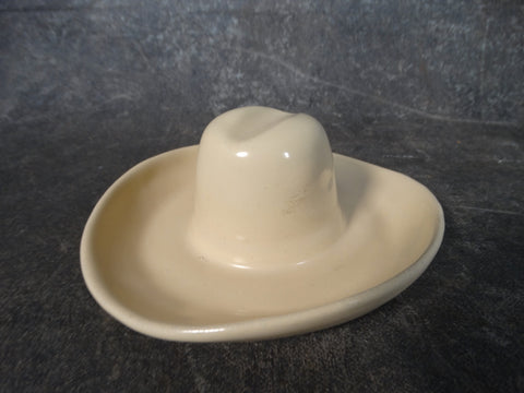 Catalina Island Red Clay Cowboy Hat Ashtray in Ivory C365