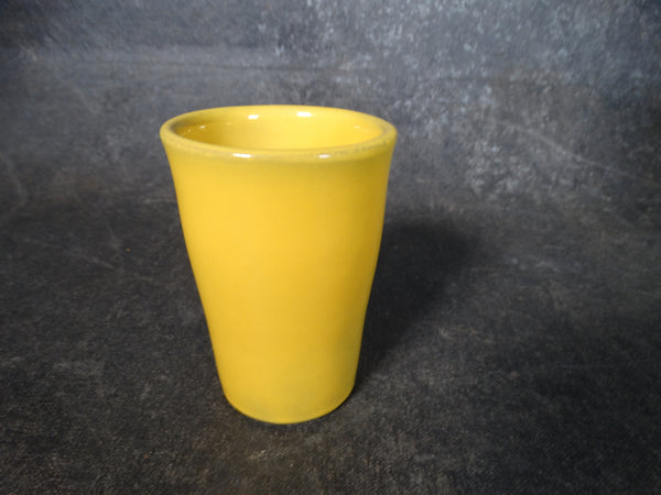 Catalina Island Pottery Tumbler In Yellow Gloss Glaze