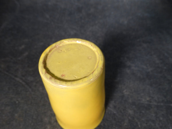 Catalina Island Pottery Tumbler In Yellow Gloss Glaze