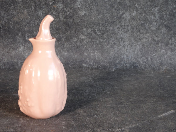 Catalina Rancho Gourd Vinegar/Oil Jar/Bottle with Lid in Soft Pink C516