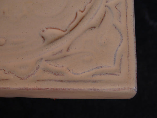 Catalina Island Aztec Parrot Tile in Ivory Glaze over Red Clay C520