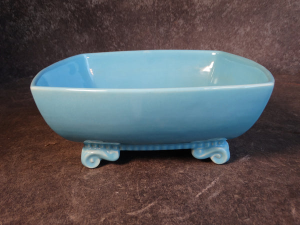Catalina Island Footed Bowl in Turquoise C545
