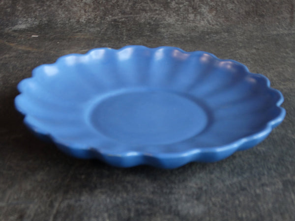 Catalina Island Pottery 10" Scallop Blue Plate C553