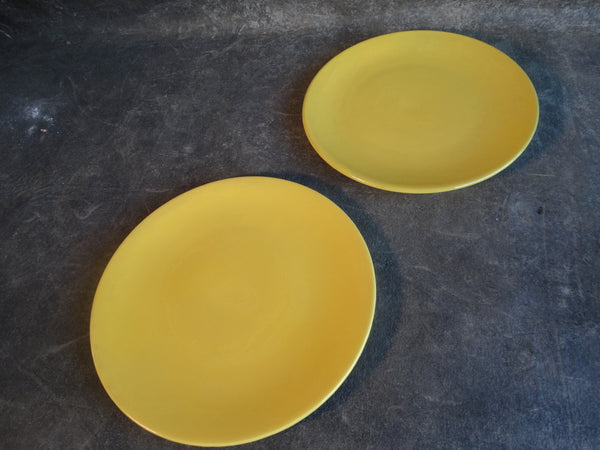 Catalina Island  10 1/3" Yellow Plates White Clay C574