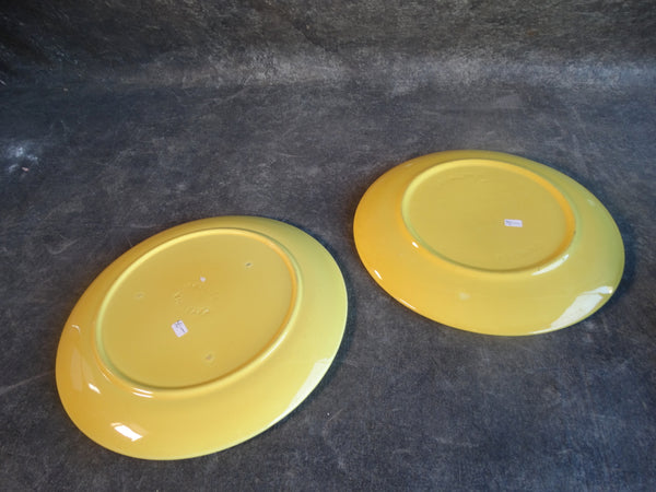 Catalina Island  10 1/3" Yellow Plates White Clay C574