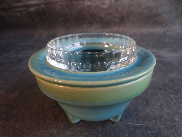 Catalina Island Pottery Shrimp Cocktail Bowl in Rare Sea Foam Glaze C583