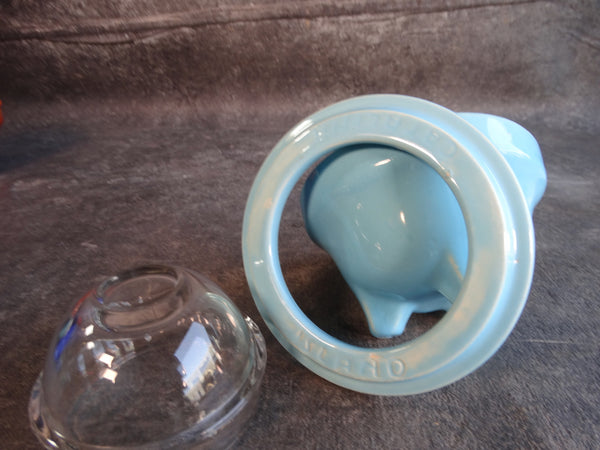 Catalina Island Pottery Shrimp Cocktail Bowl in Turquoise C587