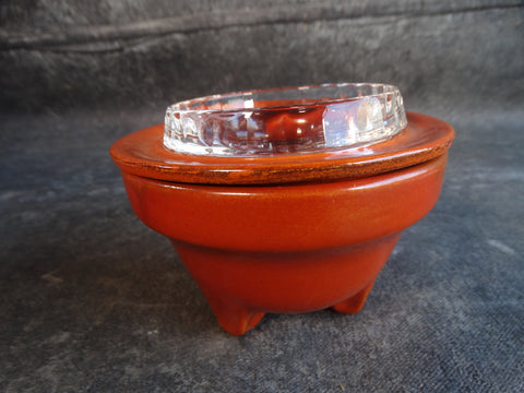 Catalina Island Pottery Shrimp Cocktail Bowl in Toyon Red C590