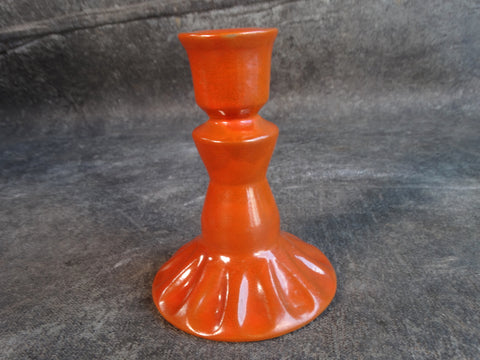 Catalina Island Red Clay Candlestick in Toyon Red C601