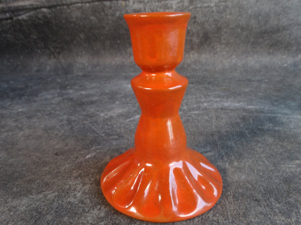 Catalina Island Red Clay Candlestick in Toyon Red C601
