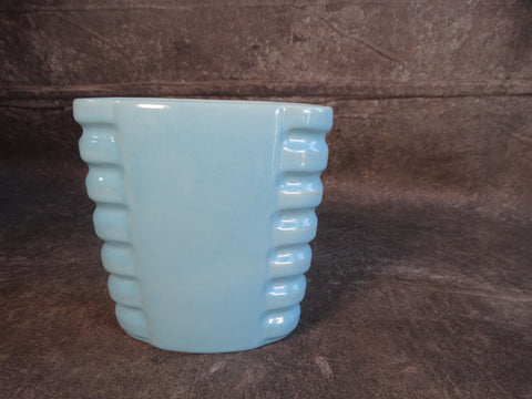 Catalina Island Pottery White Clay Deco Vase #609  C611
