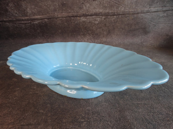 Catalina Island Pottery White Clay Console Bowl in Blue C620