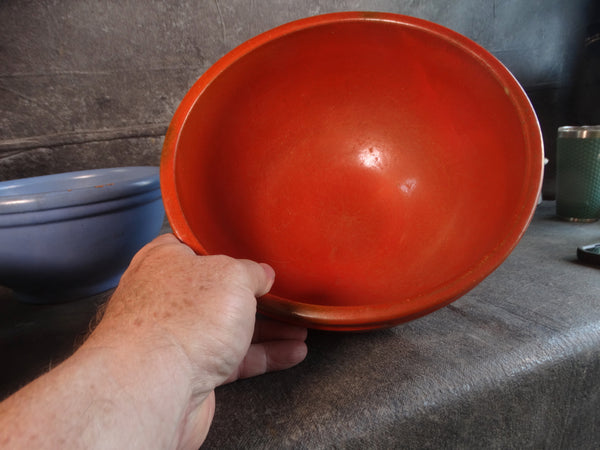 Catalina Island Pottery Red Clay Set of 3 Nesting Mixing bowls C621