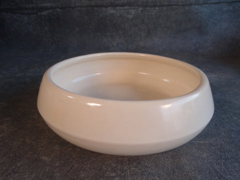 Catalina Island Pottery White Clay Cactus Bowl in Ivory C624