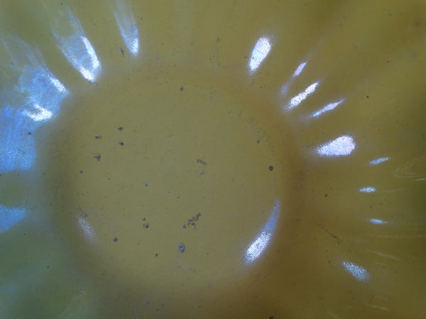 Catalina Island Pottery Small Yellow Scallop Bowl C637