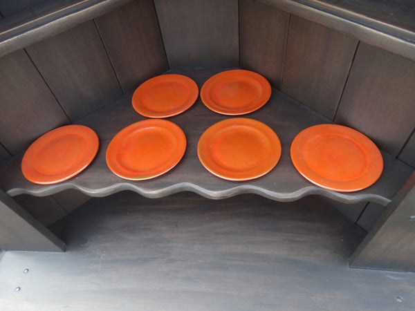 Catalina Island Red Clay Set of 6 Plates in Toyon Red C641