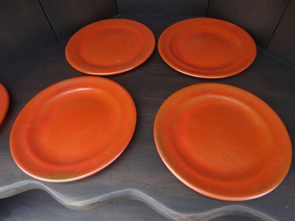 Catalina Island Red Clay Set of 6 Plates in Toyon Red C641