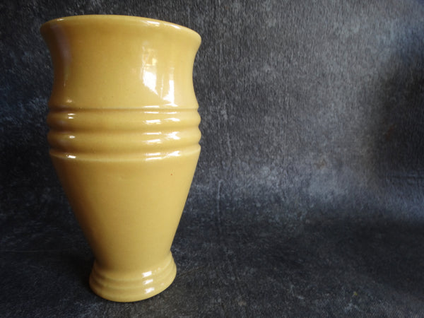 California Pottery Ringware Vase in Yellow CA2073