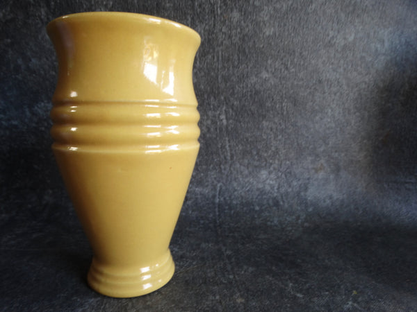 California Pottery Ringware Vase in Yellow CA2073