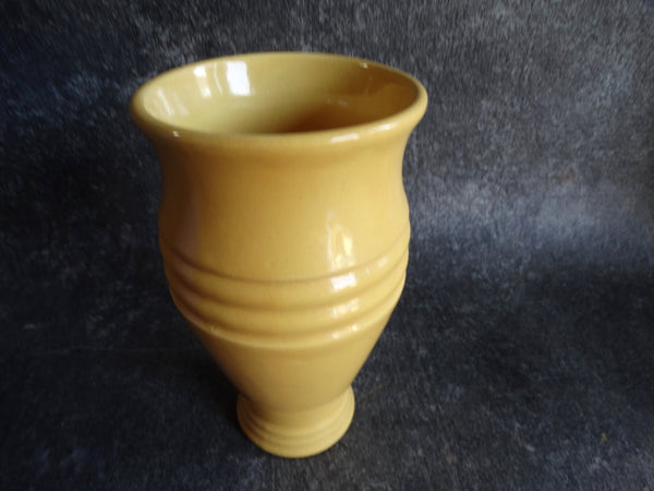 California Pottery Ringware Vase in Yellow CA2073