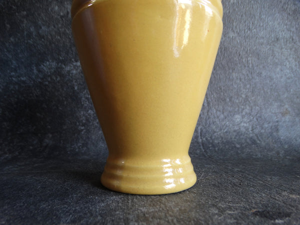 California Pottery Ringware Vase in Yellow CA2073