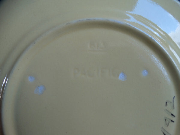 Pacific Pottery Yellow Plate CA2078