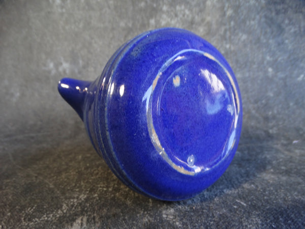 Pacific Hostess Ware Mini Pitcher in Blue Speckled Glaze c 1933 CA2096