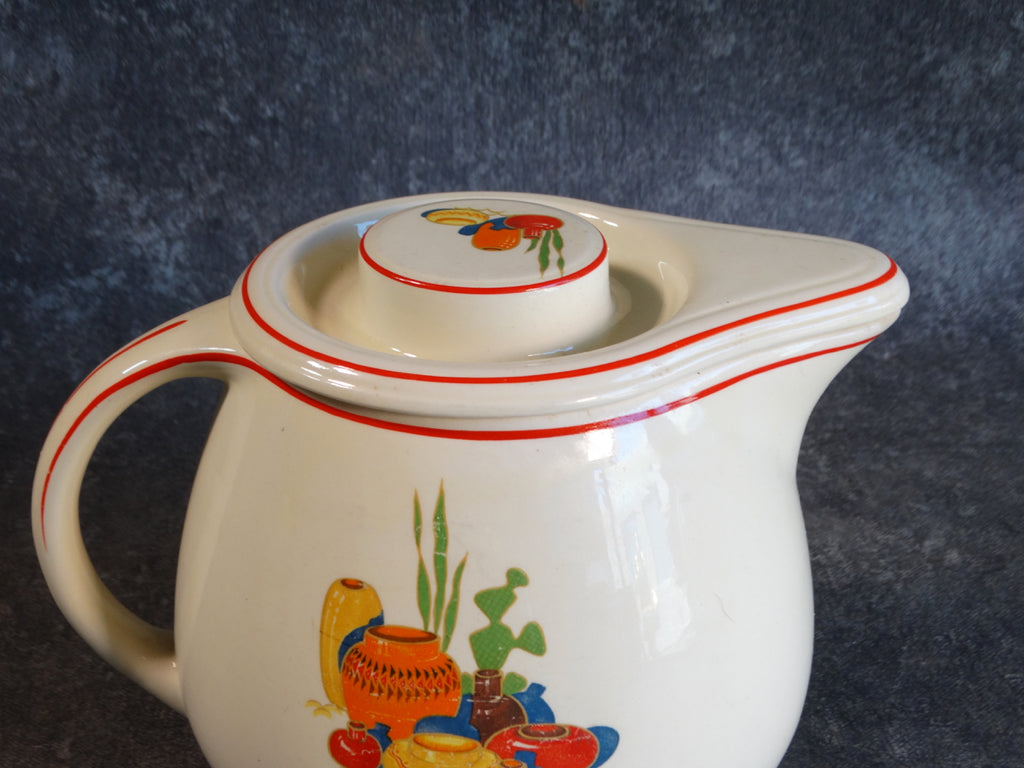 Homer Laughlin Kitchen Kraft Lidded Pitcher CA2151 – Early California  Antiques Shop